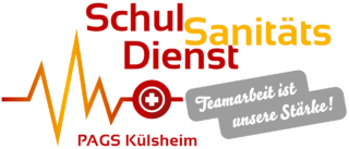 Grafik: Schulsanitätsdienst (SSD) an der PAGS Külsheim - Teamarbeit ist unsere Stärke